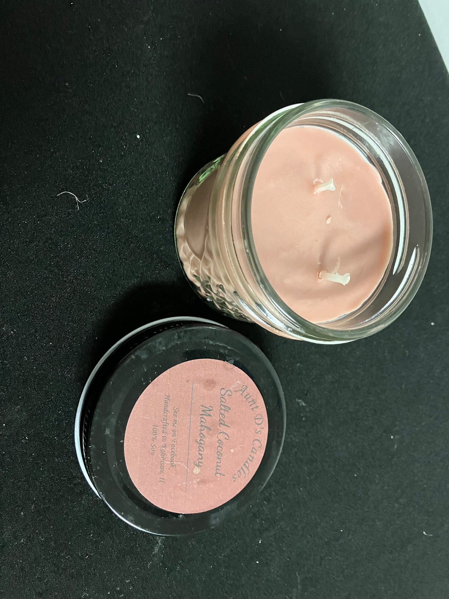 Salted Carmel Mahogany scented candle