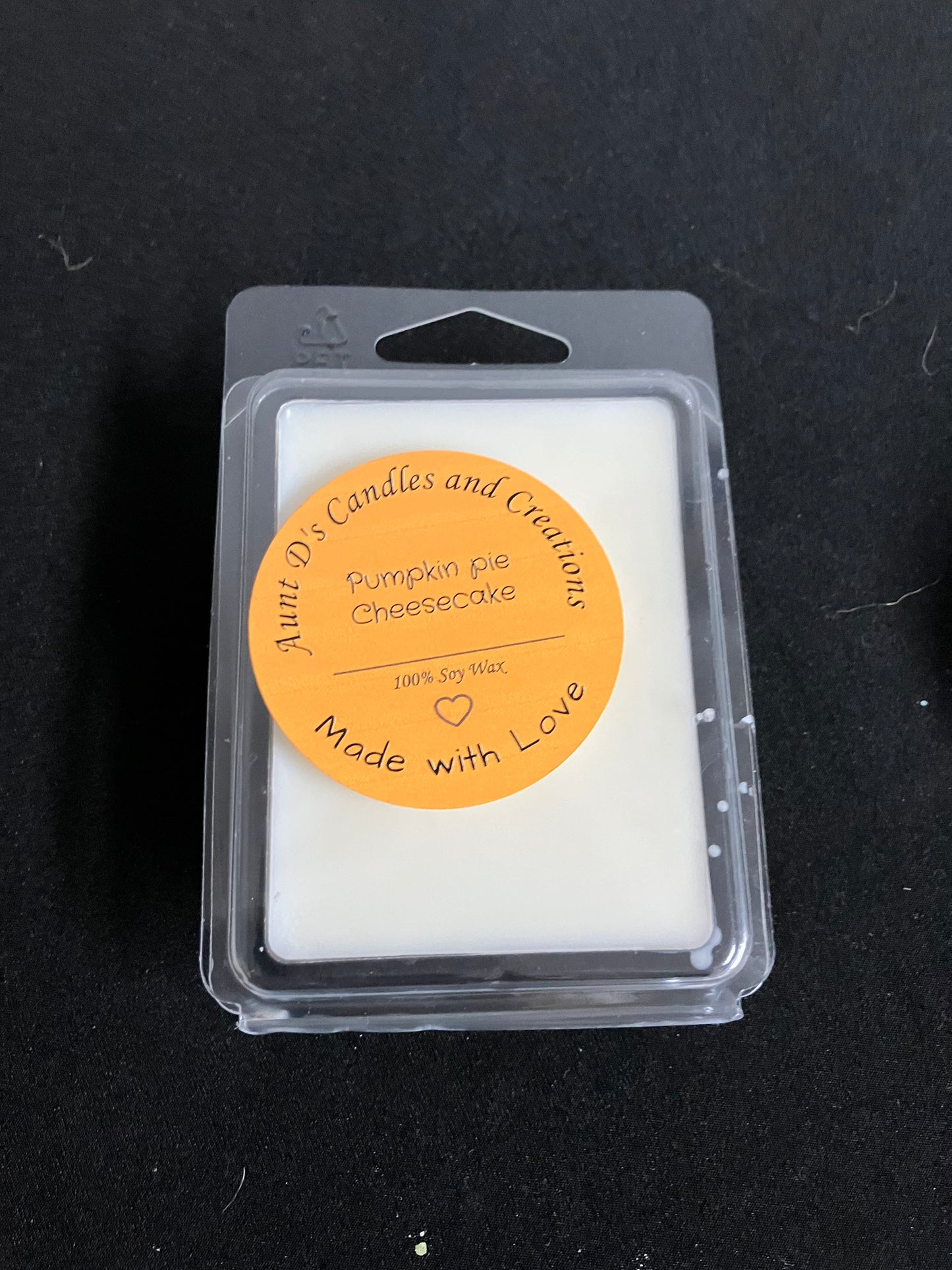Pumpkin pie cheesecake wax melt
