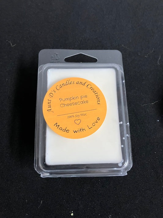 Pumpkin pie cheesecake wax melt