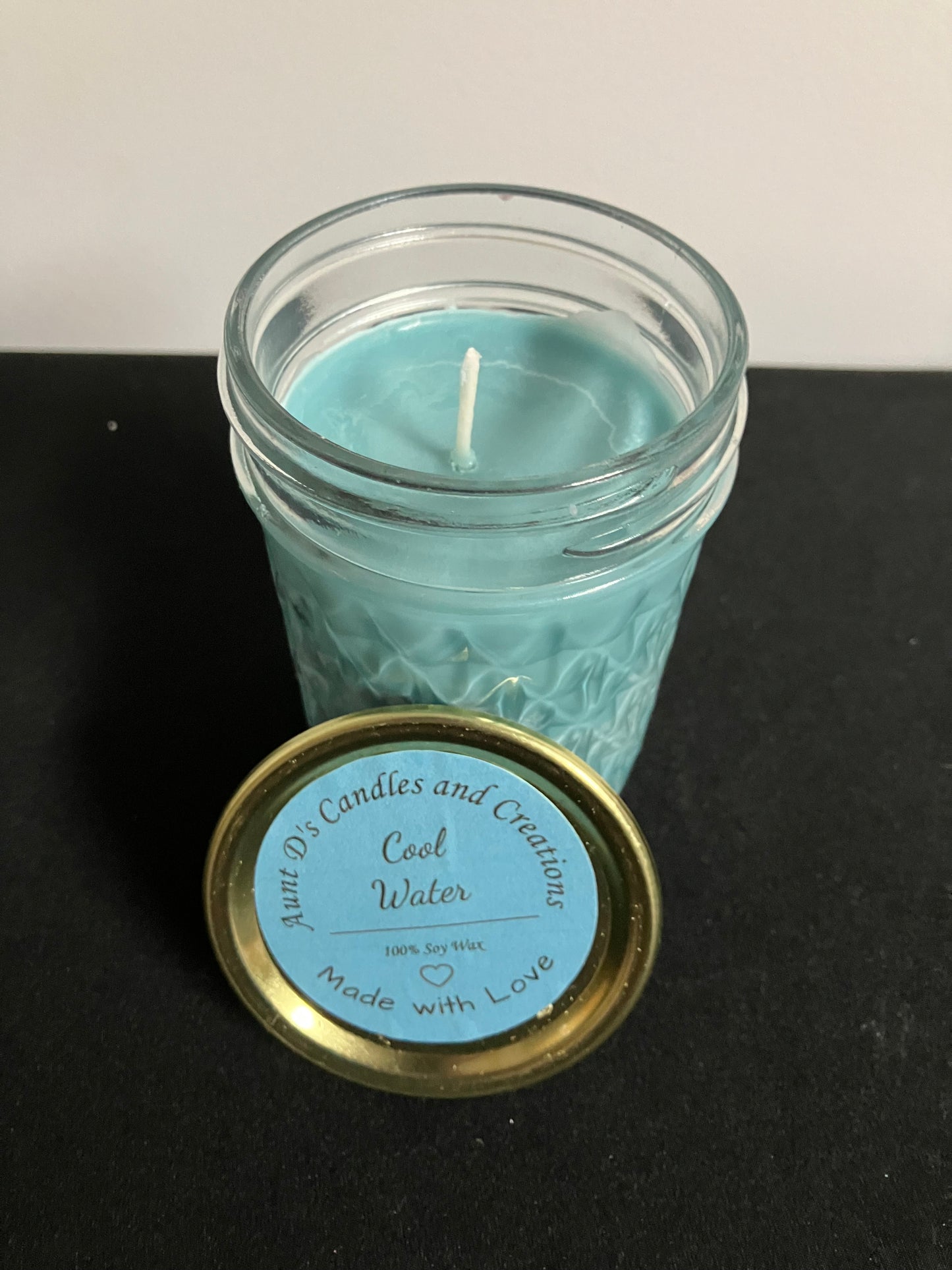 Cool water cologne scented candle