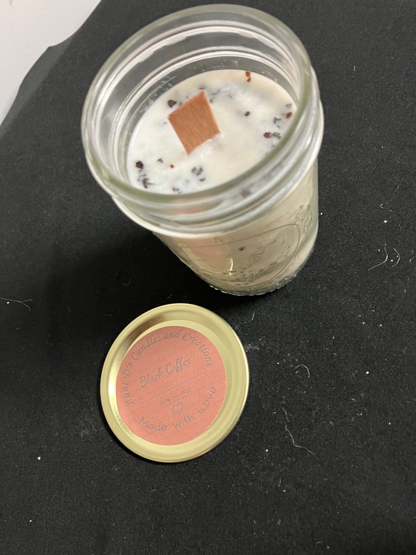 Coffee scented candles