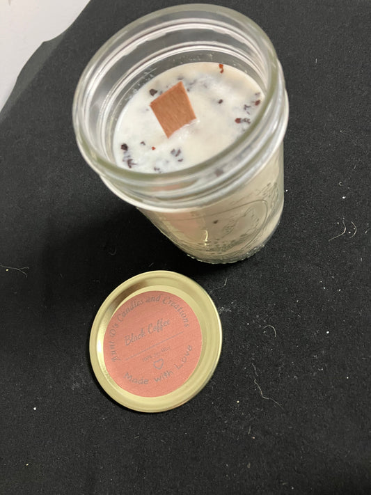 Coffee scented candles